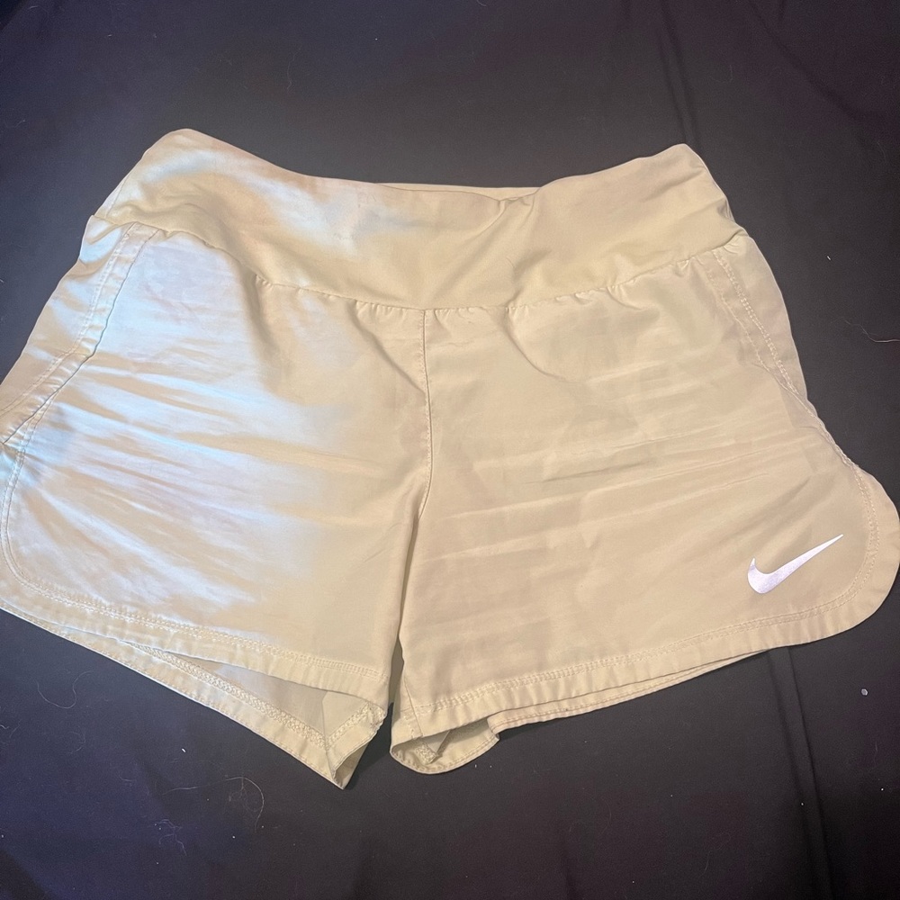 nike lime green dri fit shorts
